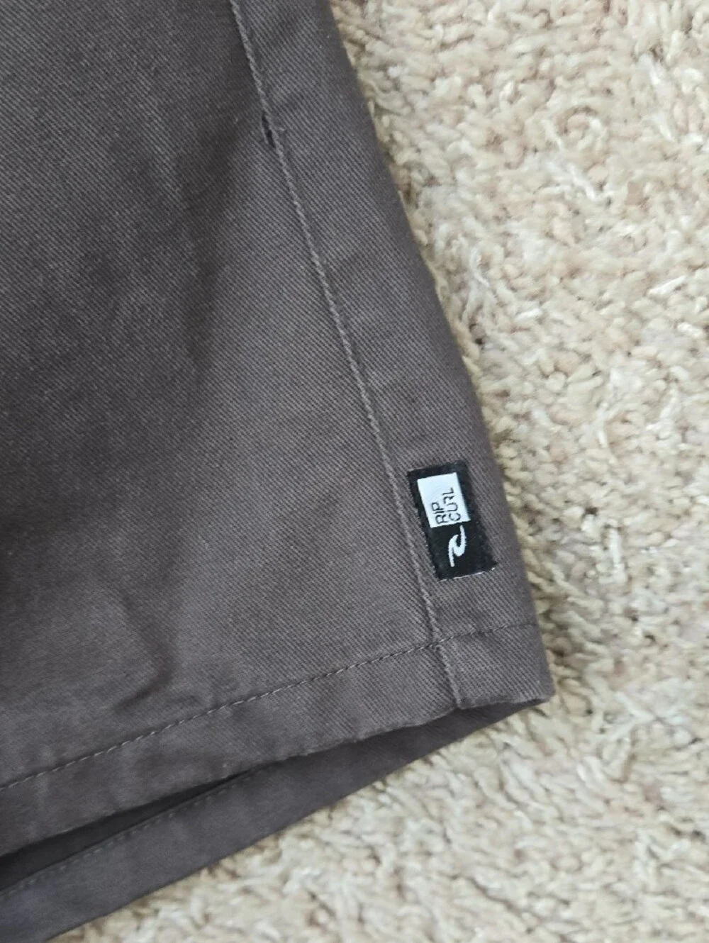 Rip Curl Men's Brown Flat Front Shorts